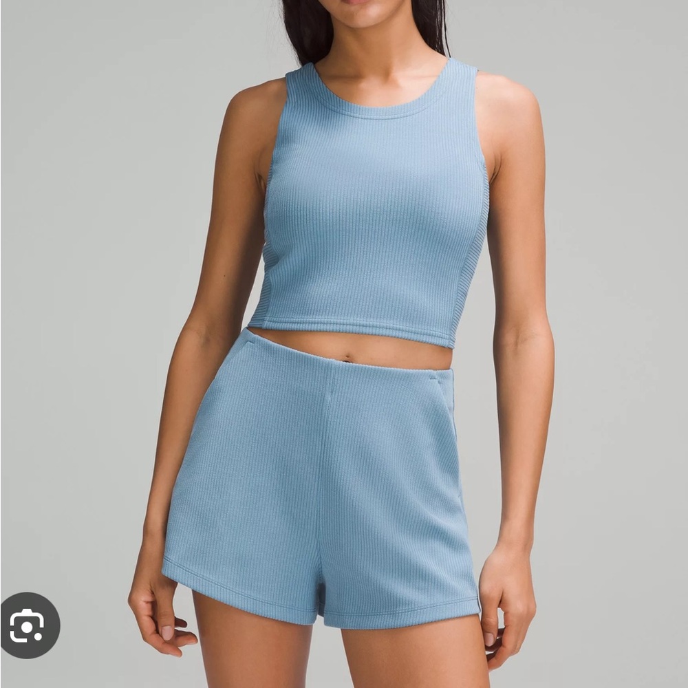 Lululemon Ribbed Softstreme Cropped Tank